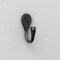 National Hardware National Hardware Powell Medium Matte Black Aluminum 2-5/8 in. L Knurled Hook 15 lb 1 pk N337-909 - alternate 3